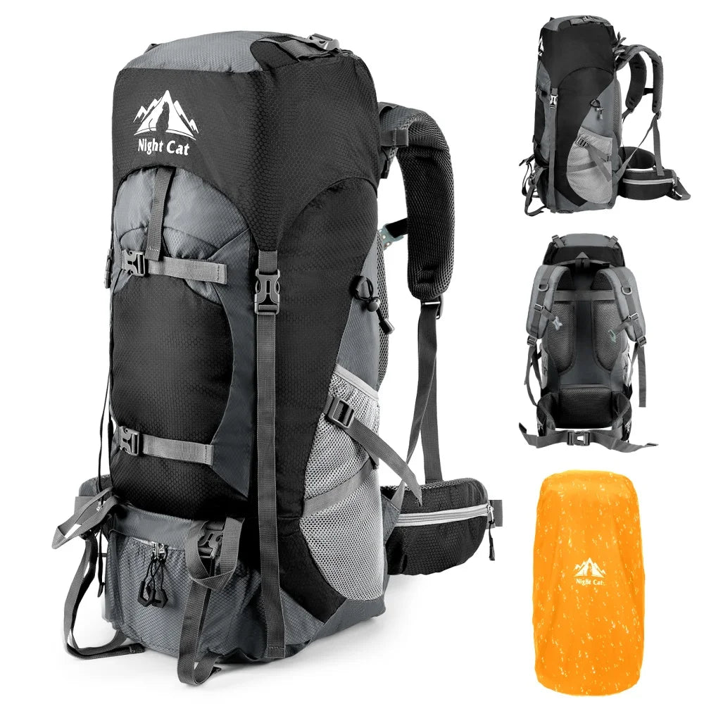 Night Cat Hiking Backpack Lightweight All Seasons Men Women