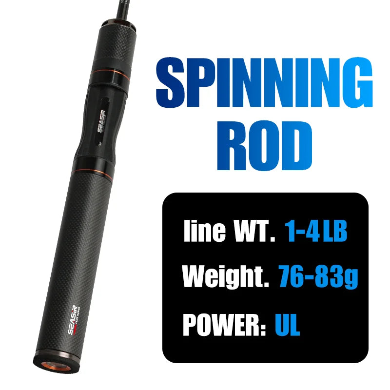 SeaSir Spinning Baitcasting Rod With Fuji Guide Rings