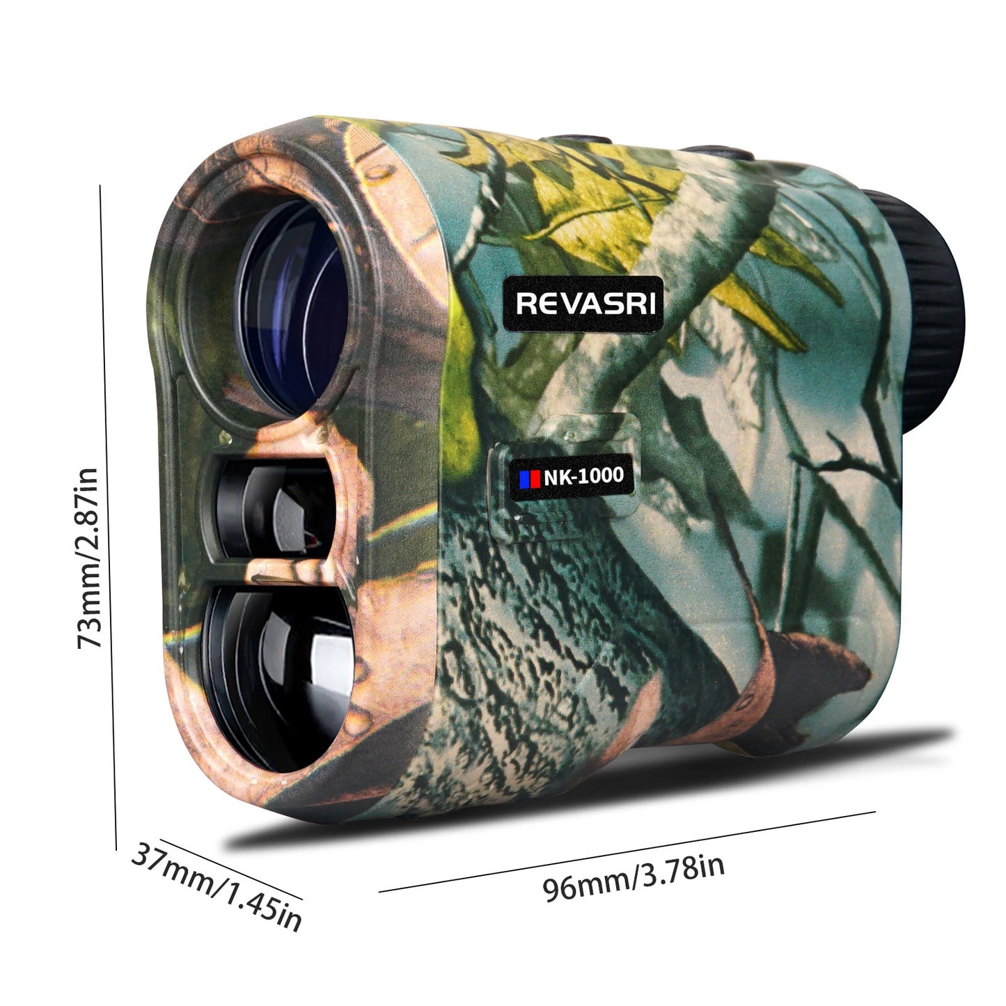 REVASRI 6x 1000m Laser Rangefinder For Hunting Monocular With Scan Modes