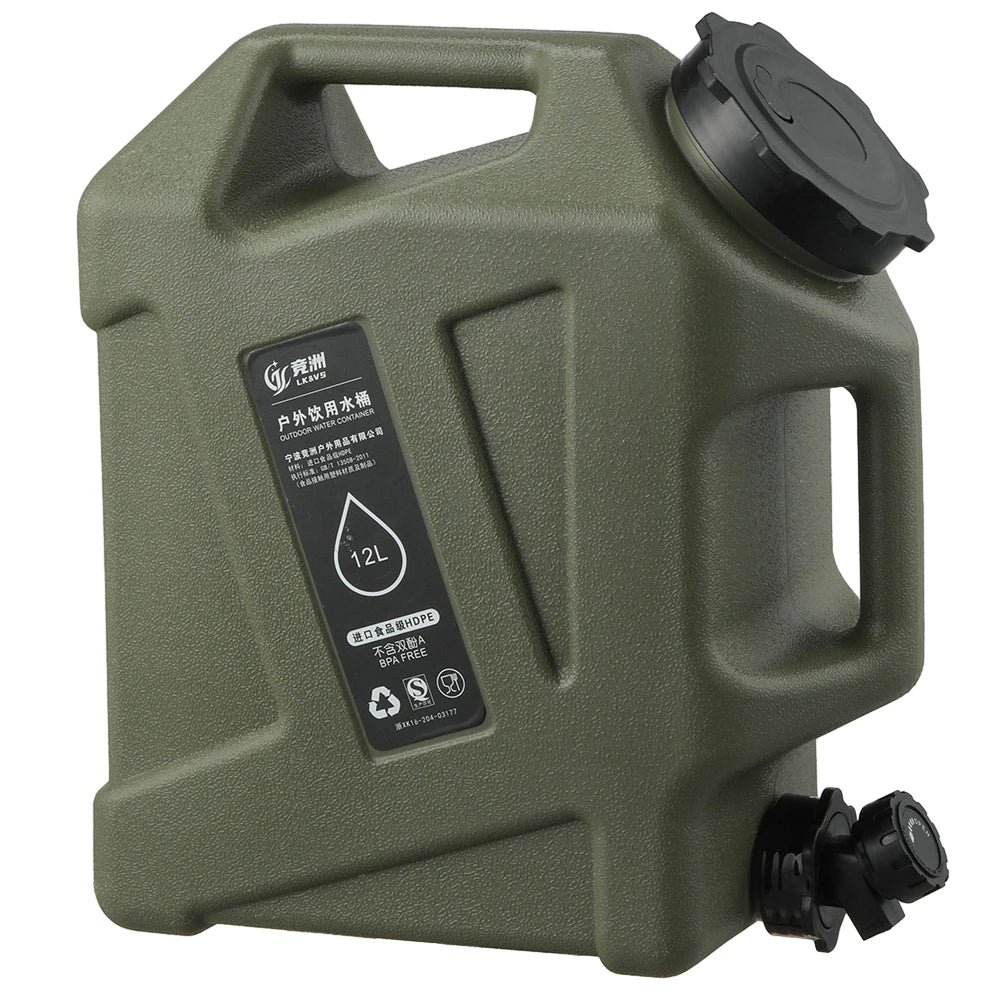 APWIKOGER Camping Water Container Portable Water Storage Carrier Outdoors