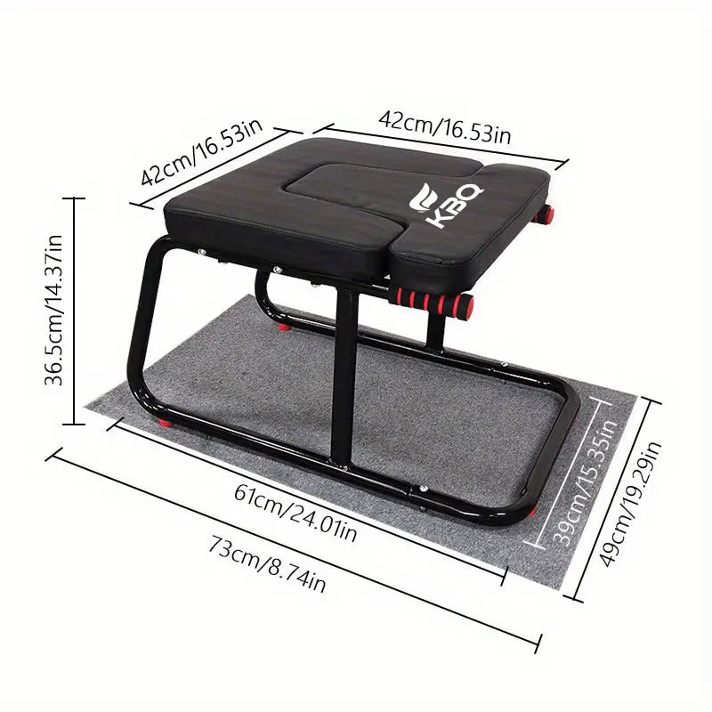 KBQ Inverted Stool With Double Armrests For Yoga Balance Training