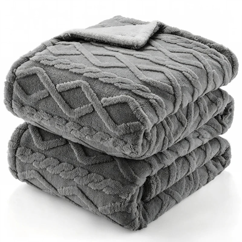 Electric Heated Blanket With LCD Controller Auto Shut Off