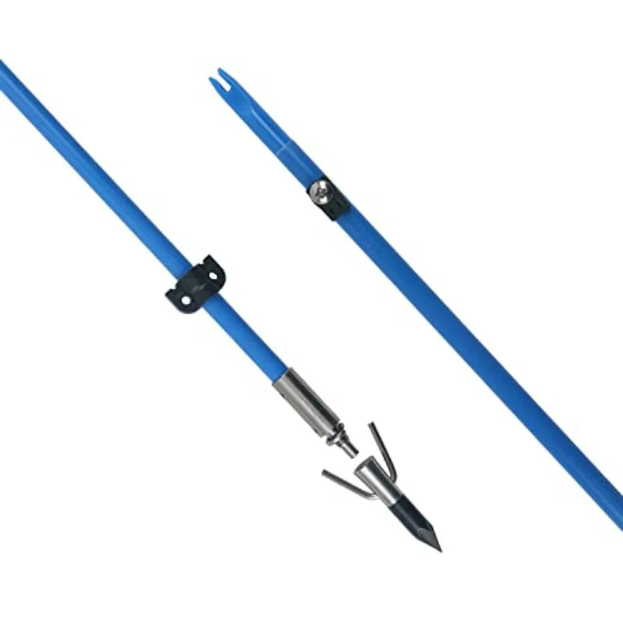Fiberglass Bowfishing Arrows With Broadhead For Compound And Recurve