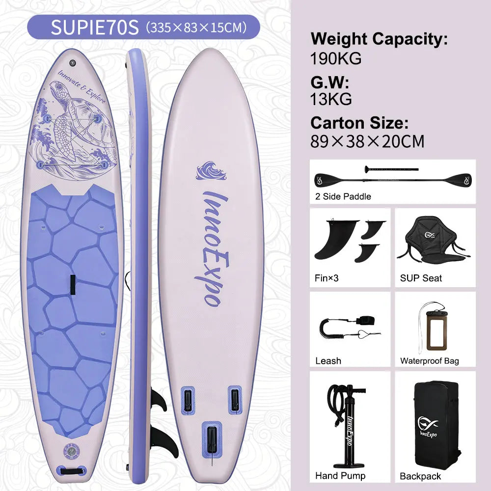 InnoExpo Inflatable Stand Up Paddle Board With Accessories