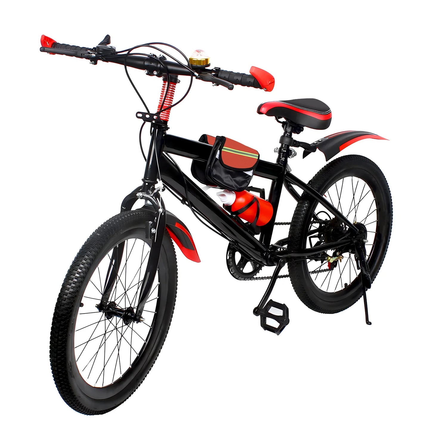 Kids Mountain Bike 7 Speed With Adjustable Seat And Mudguards
