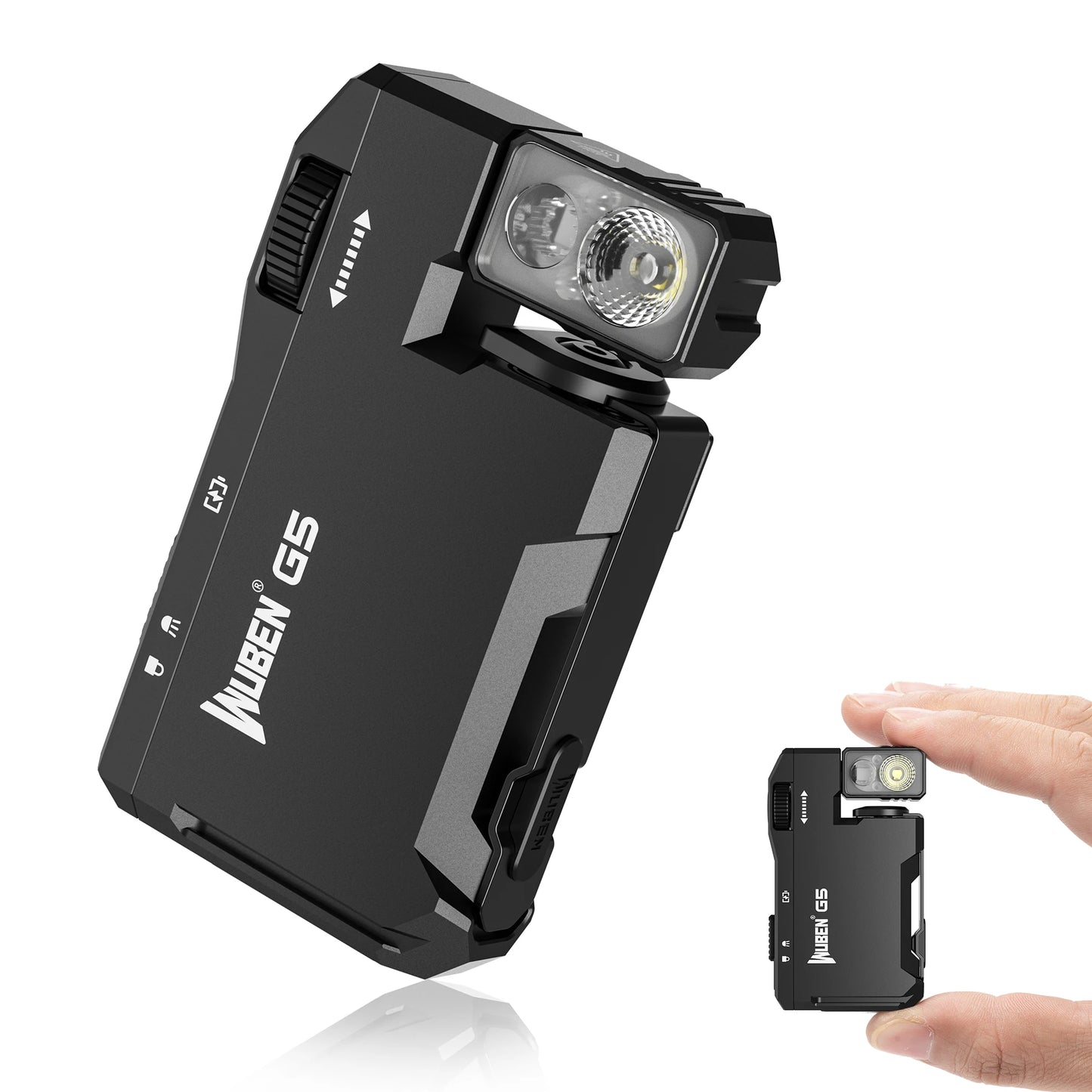 WUBEN G5 USB C Rechargeable EDC Flashlight 400 Lumen Magnetic Keychain