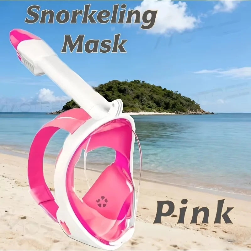 Full Face Snorkeling Mask For Kids And Adults Anti Fog