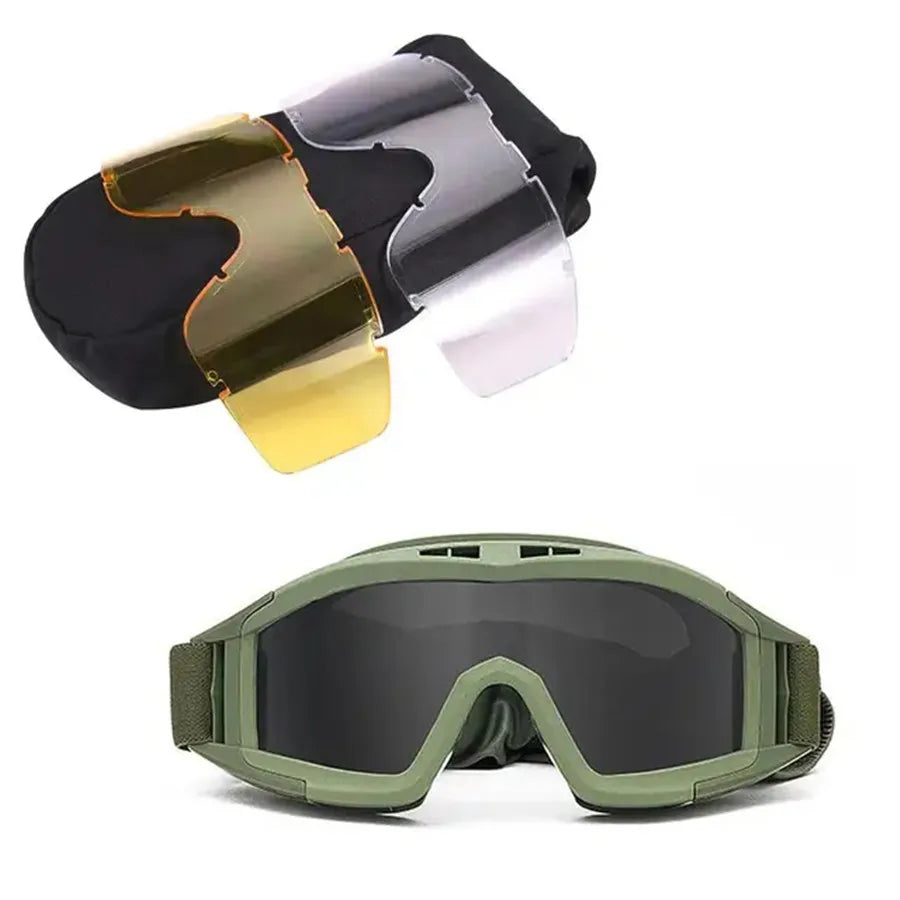 Explosion Proof Tactical Goggles For Airsoft And Paintball