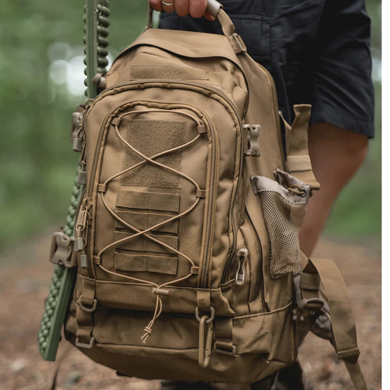 LQARMY Outdoor Tactical Backpack for Hiking Military Rucksack
