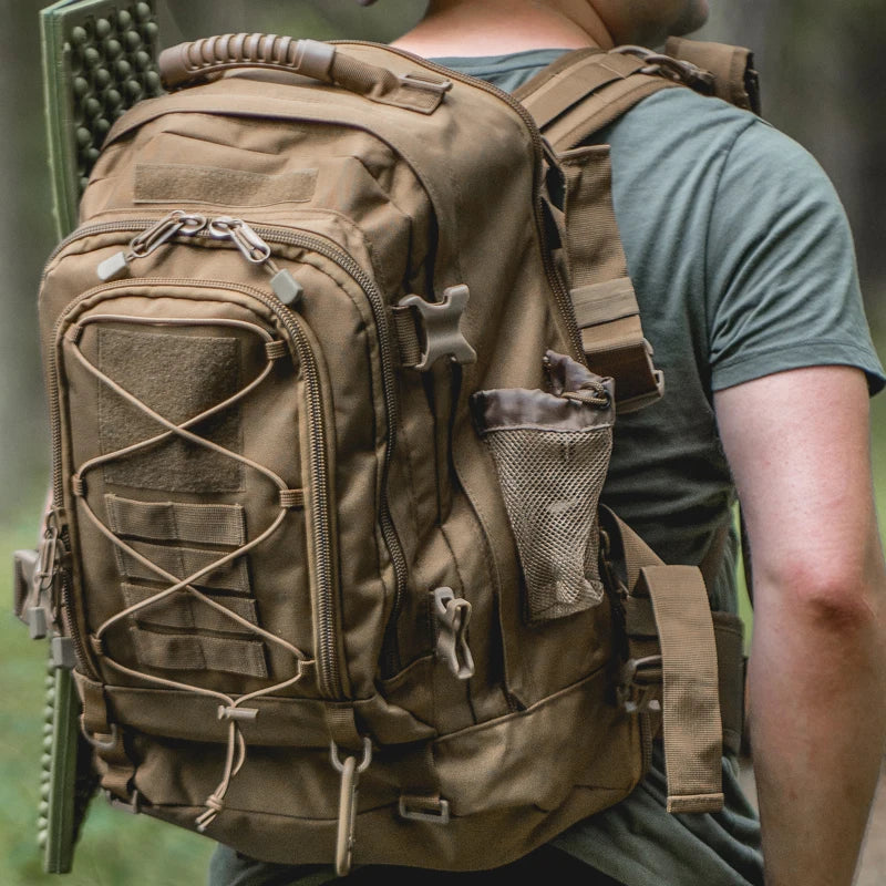 LQARMY Outdoor Tactical Backpack for Hiking Military Rucksack