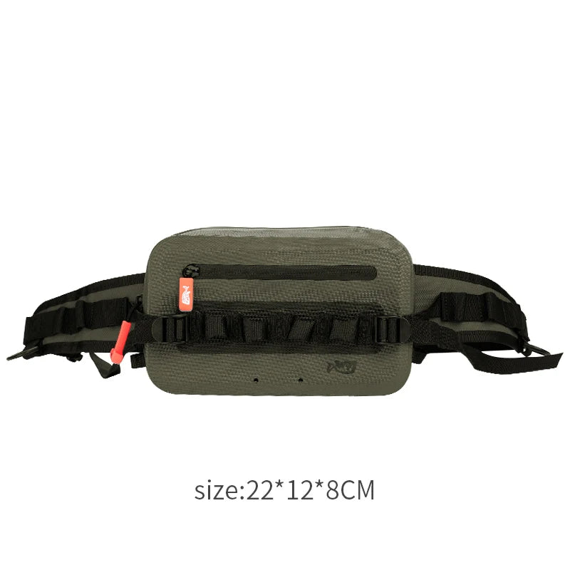 LINNHUE Waterproof Fishing Tackle Bag Fanny Pack