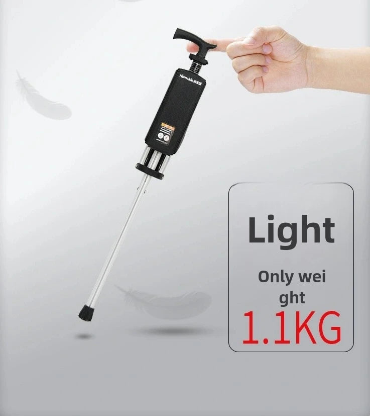 2-In-1 Portable Folding Cane And Chair With Three Legs