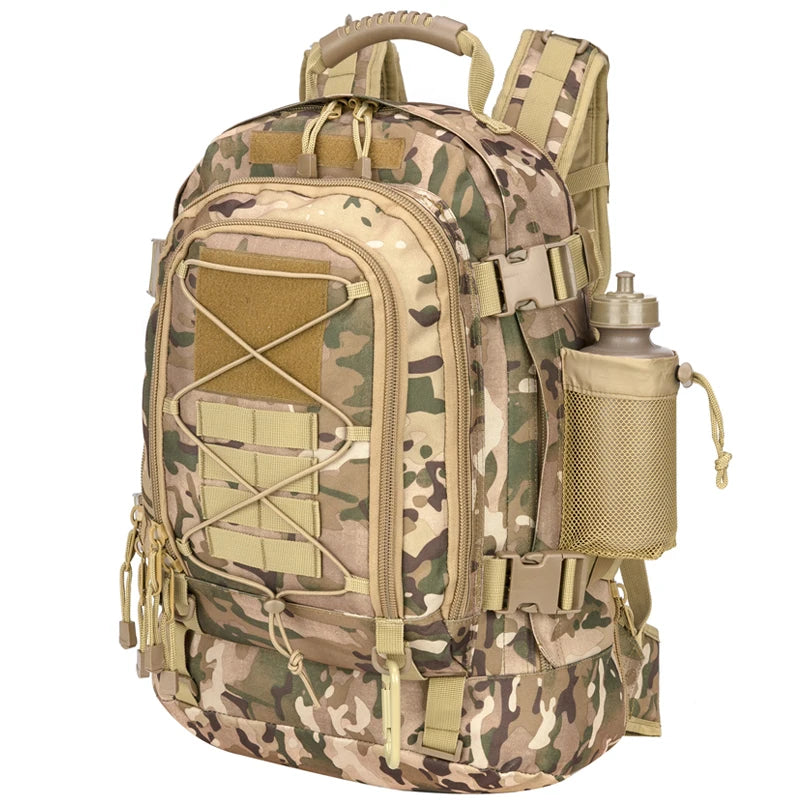 LQARMY Military Tactical Backpack Molle Rucksack For Outdoor Hiking