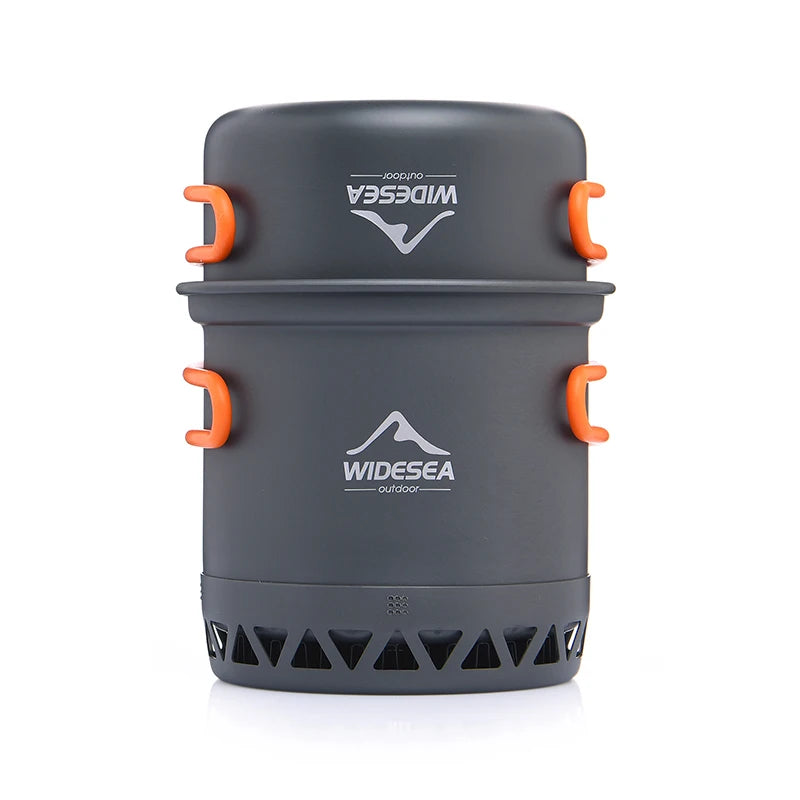 Widesea Camping Cookware Set Outdoor Cooking Pot Kettle