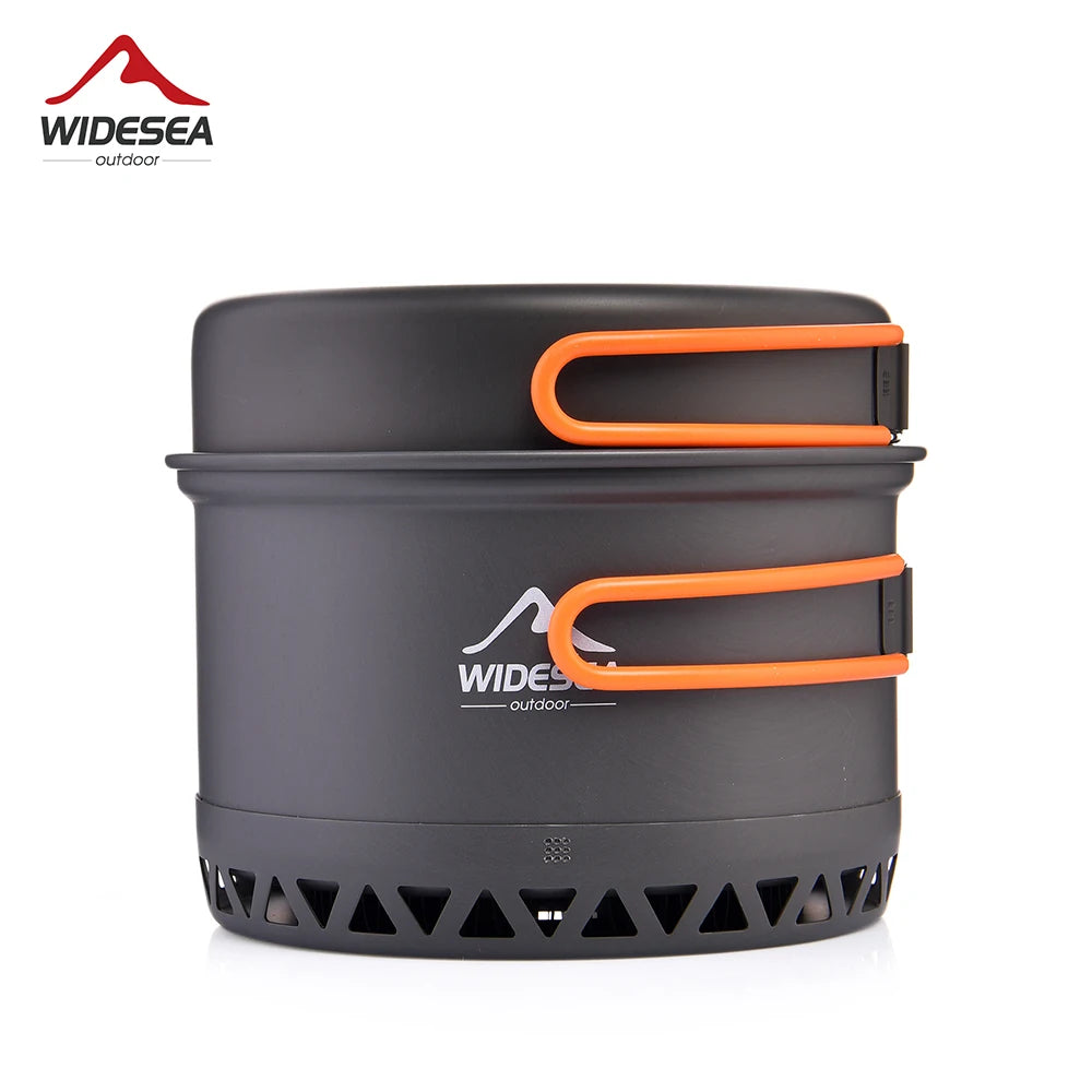 Widesea Camping Cookware Set Outdoor Cooking Pot Kettle
