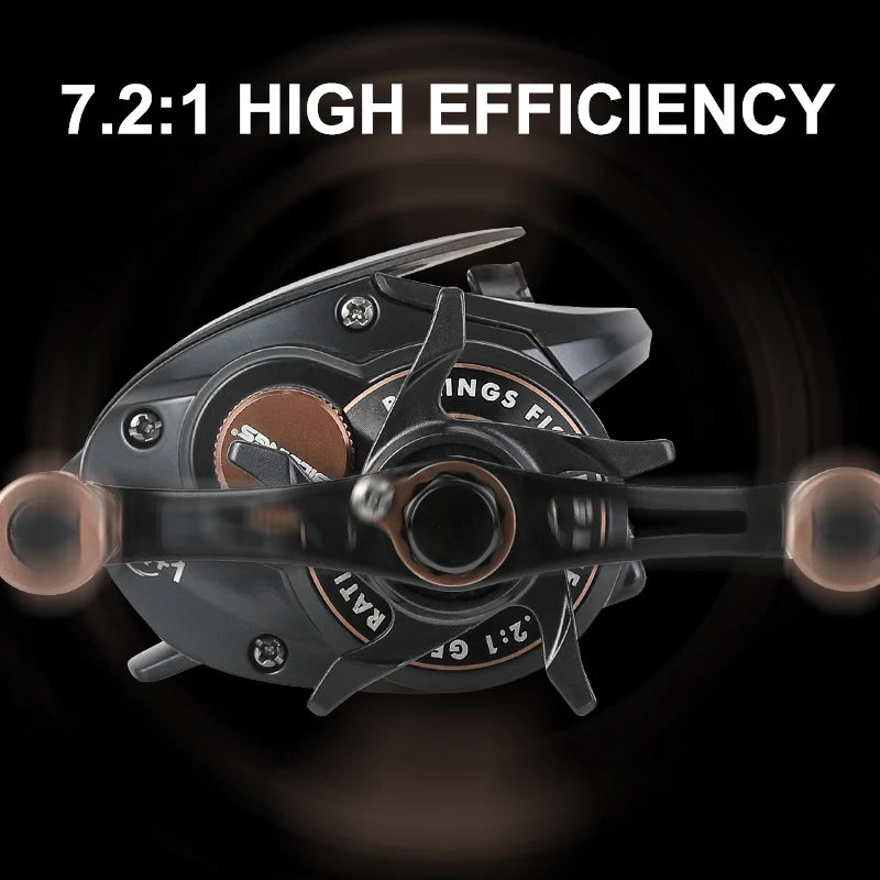 Billings Baitcasting Reel AX200 7to1 High Speed Max Drag 6kg