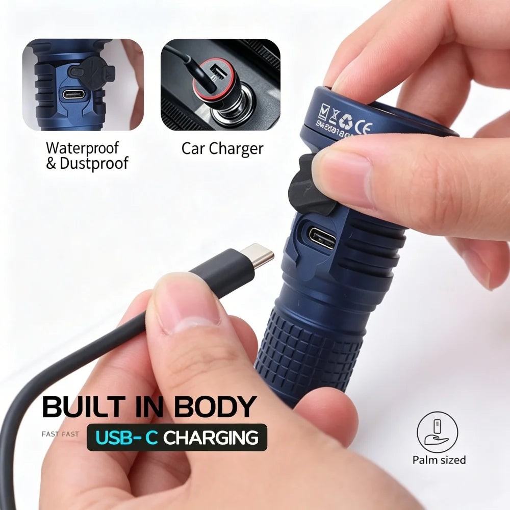 Manker MC13 II SE Flashlight 4500 Lumen USB C Rechargeable