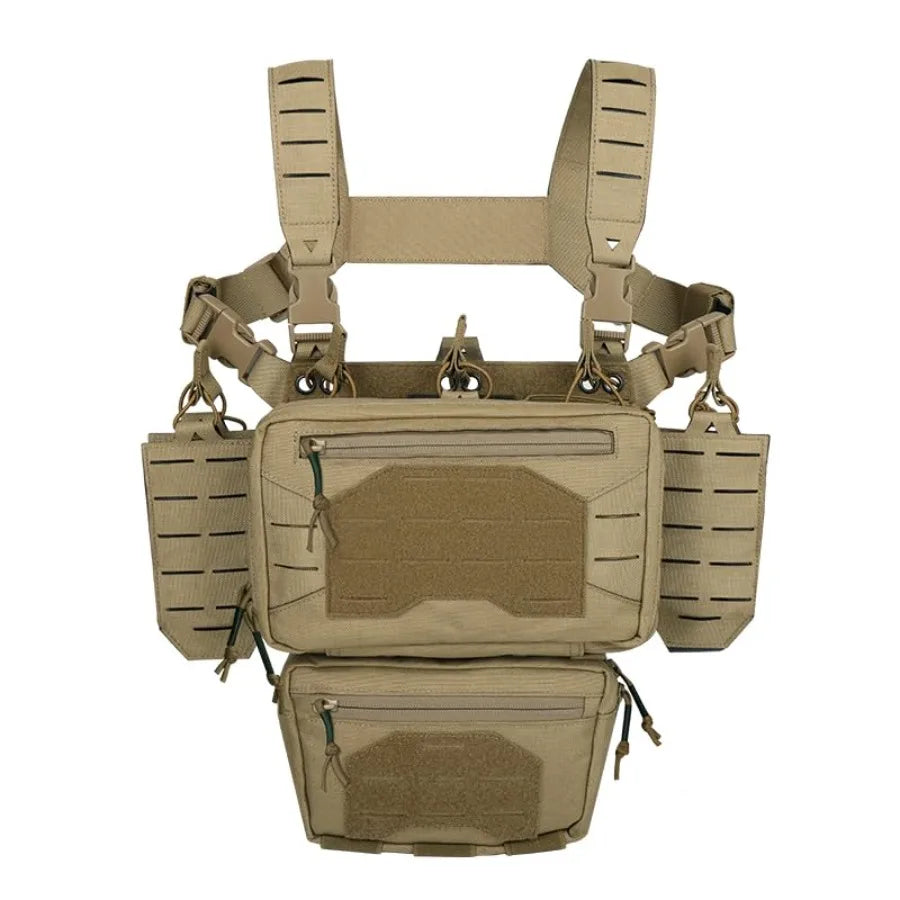 Tactical Chest Mini Rig 1000D Quick Release Vest With Pockets