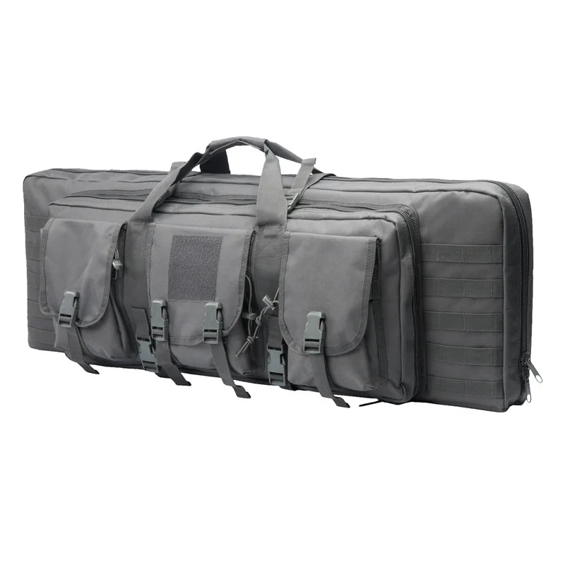 LQARMY Tactical Double Rifle Case Molle Bag Sniper Airsoft Gun
