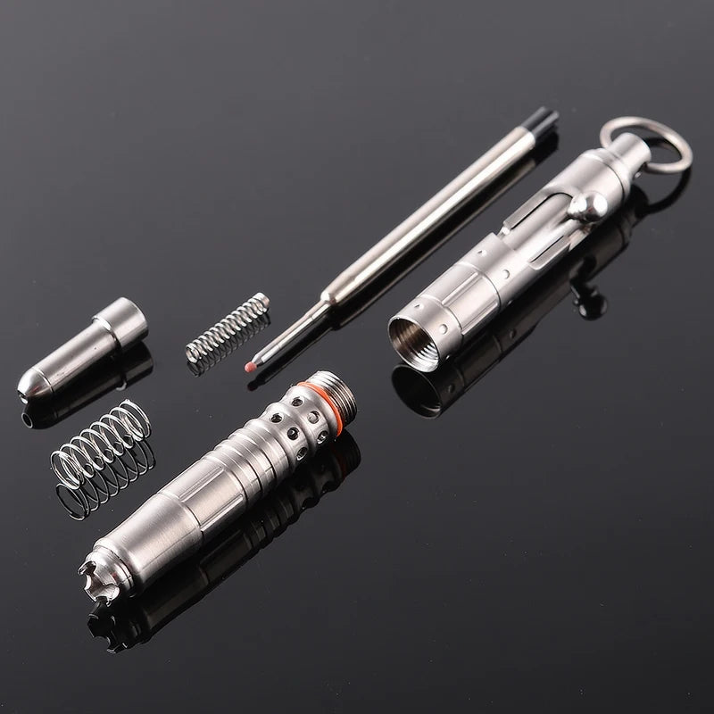 Titanium TC4 Bolt Tactical Pen Multifunction Self Defense Glass Breaker