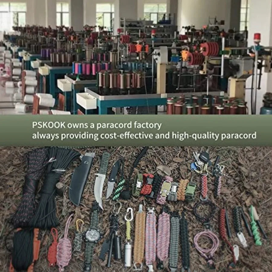 Survival Paracord Parachute Fire Cord Seven Strands Outdoor