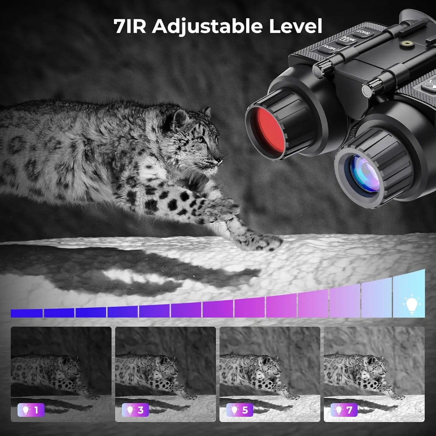 GOYOJO Night Vision Goggles 8X Digital Zoom With 32GB SD Card