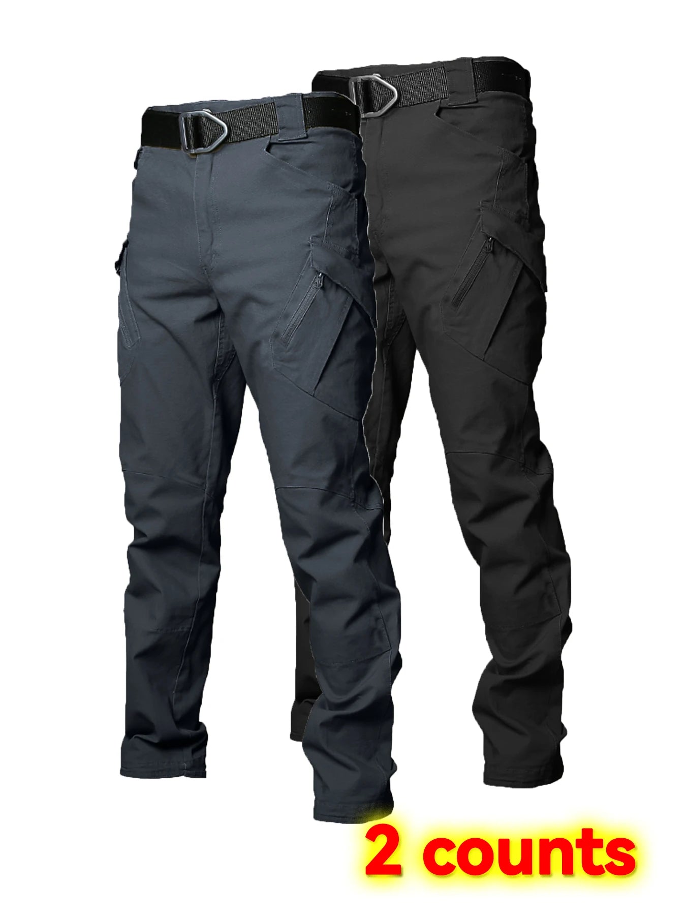 Men's Wear Resistant Multi Pocket Cargo Trousers Outdoor Tactical Pants