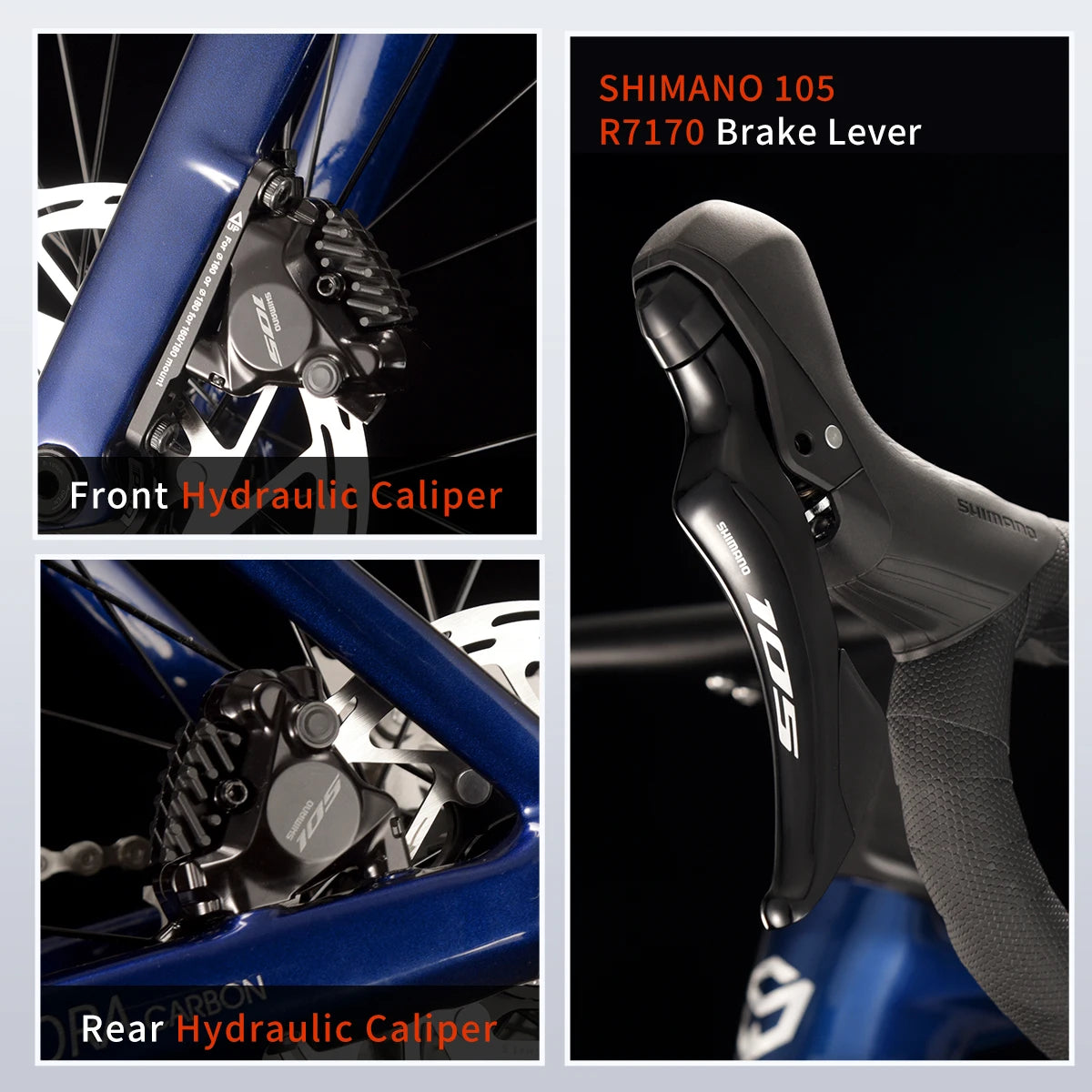SAVA A7LPro Carbon Fiber Road Bike Shimano 105 7120 Groupset