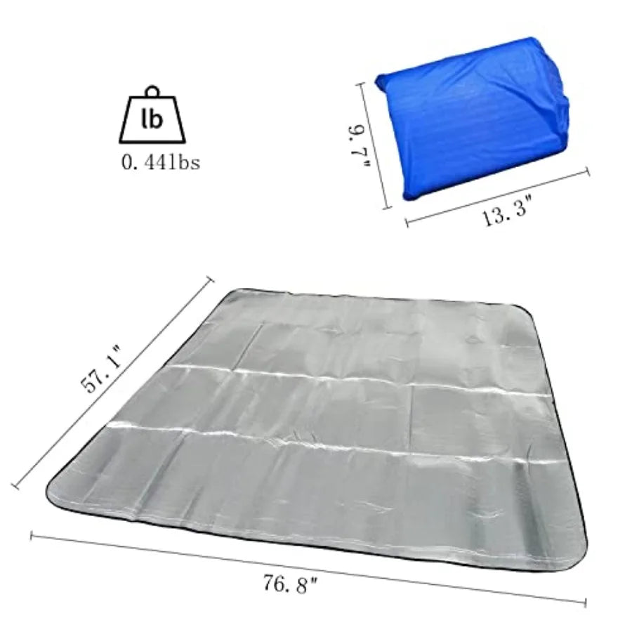 Outdoor Double Sided Aluminum Foil Eva Picnic Camping Waterproof Insulation Mat