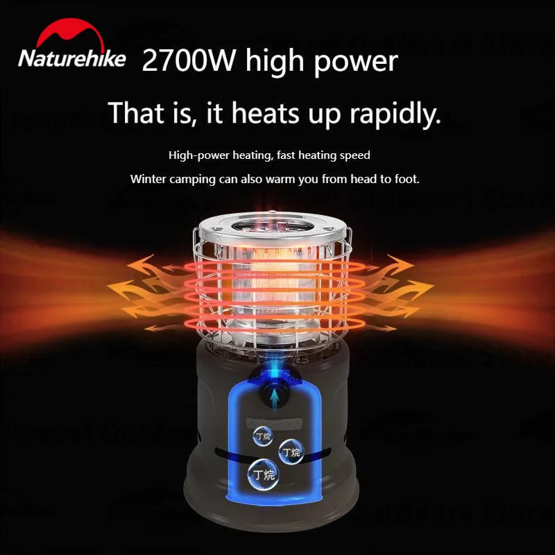 Naturehike 2700W Ultralight Portable Butane Heating Burner Camp Stove