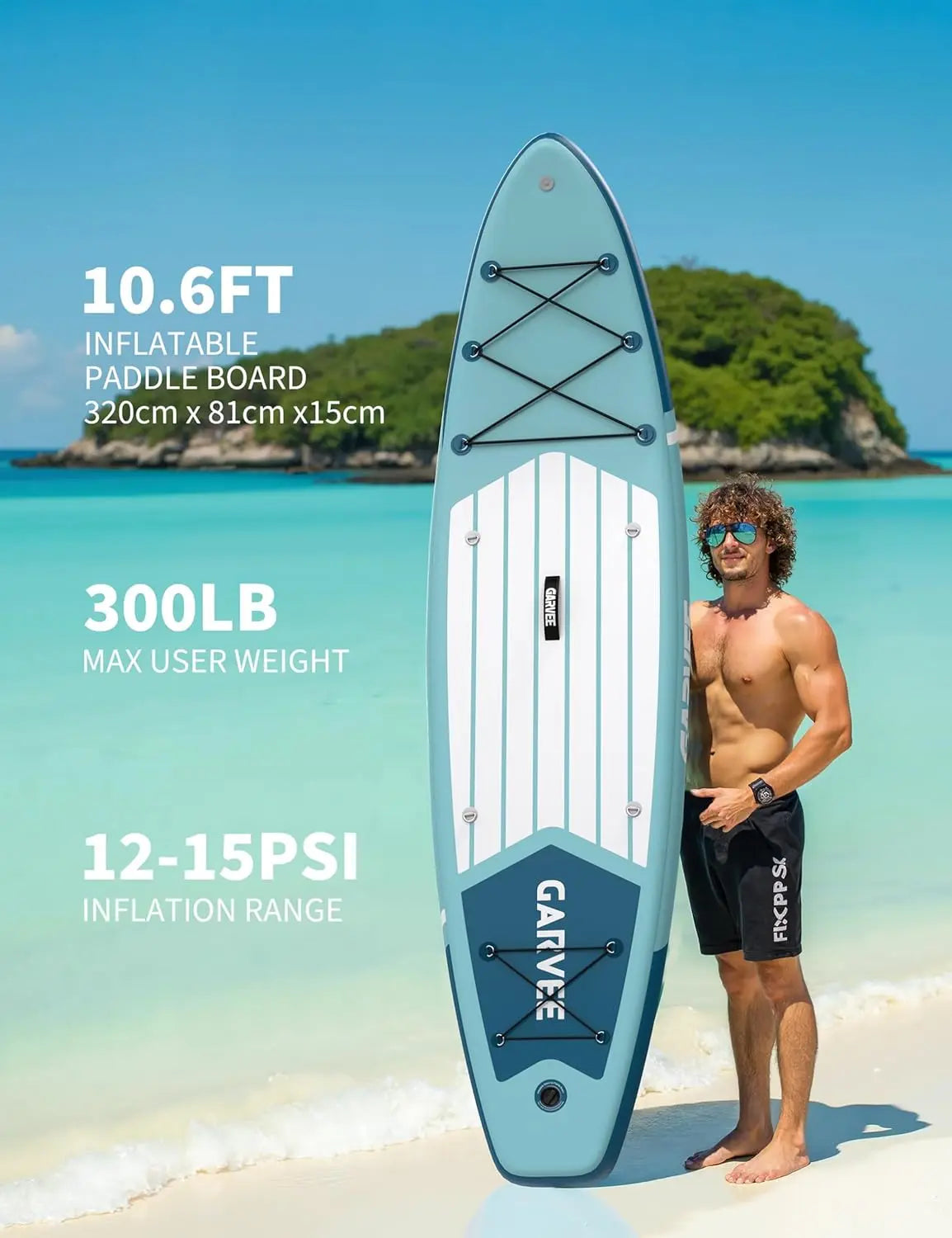 Inflatable Stand Up Paddle Board for Adults with Enhanced Stability