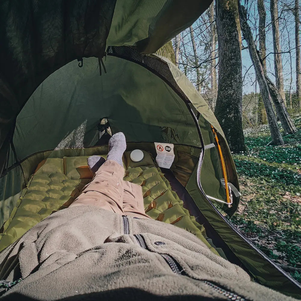 Night Cat Hammock Tent With Mosquito Net Waterproof Rainfly And Storage