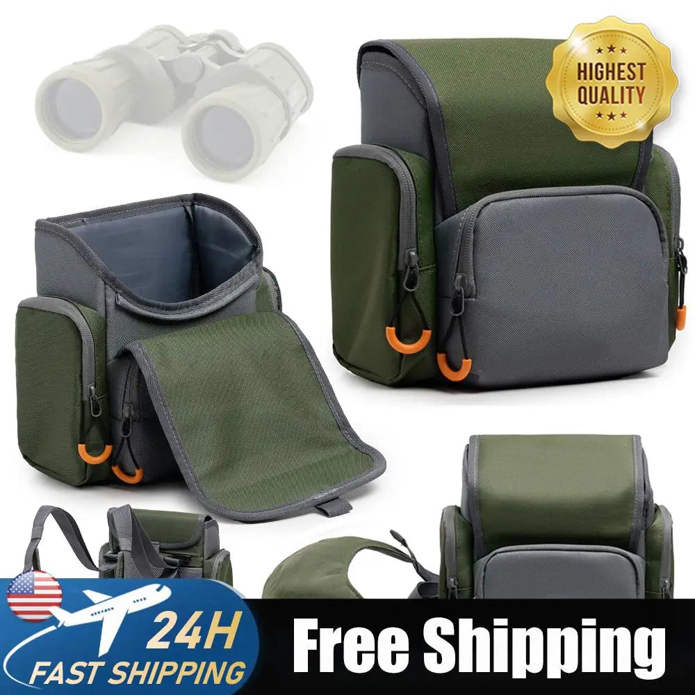 Shunmaii Binocular Harness Chest Pack With Rangefinder Pouch And Rain Cover