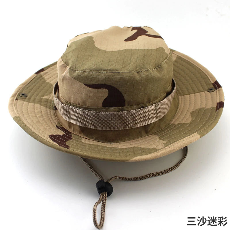 Linling Camouflage Tactical Boonie Hat For Outdoor Activities