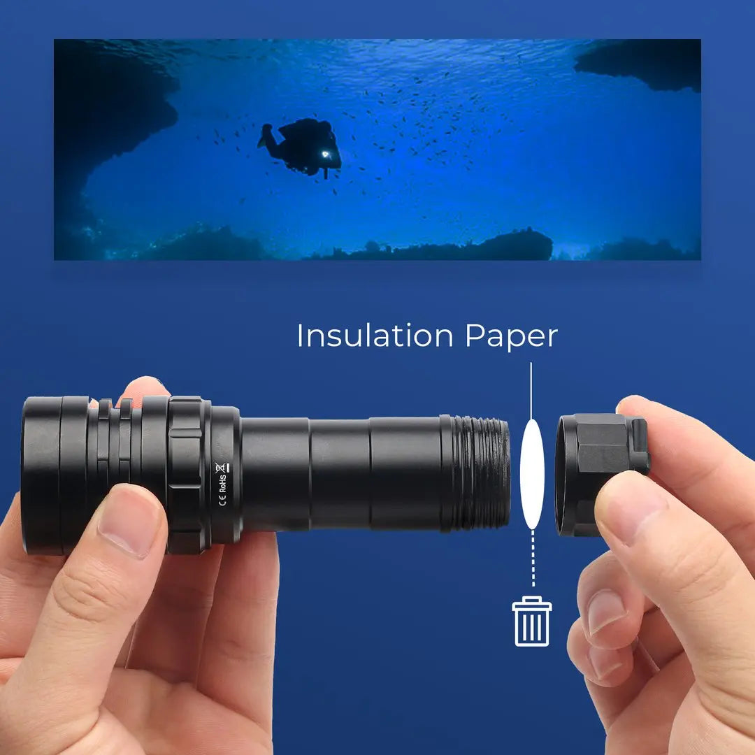 Sofirn SD05 Scuba Diving Flashlight XHP50.2 21700 Lantern IPX8