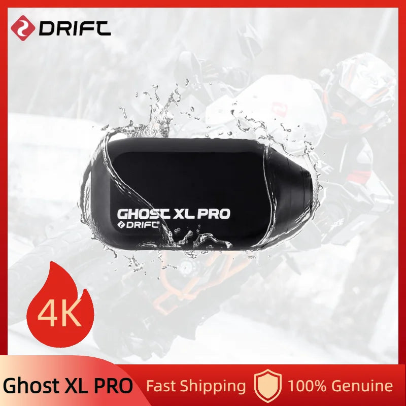 Drift Ghost XL Pro 4K Action Camera 3000mAh Battery WiFi IPX7 Waterproof