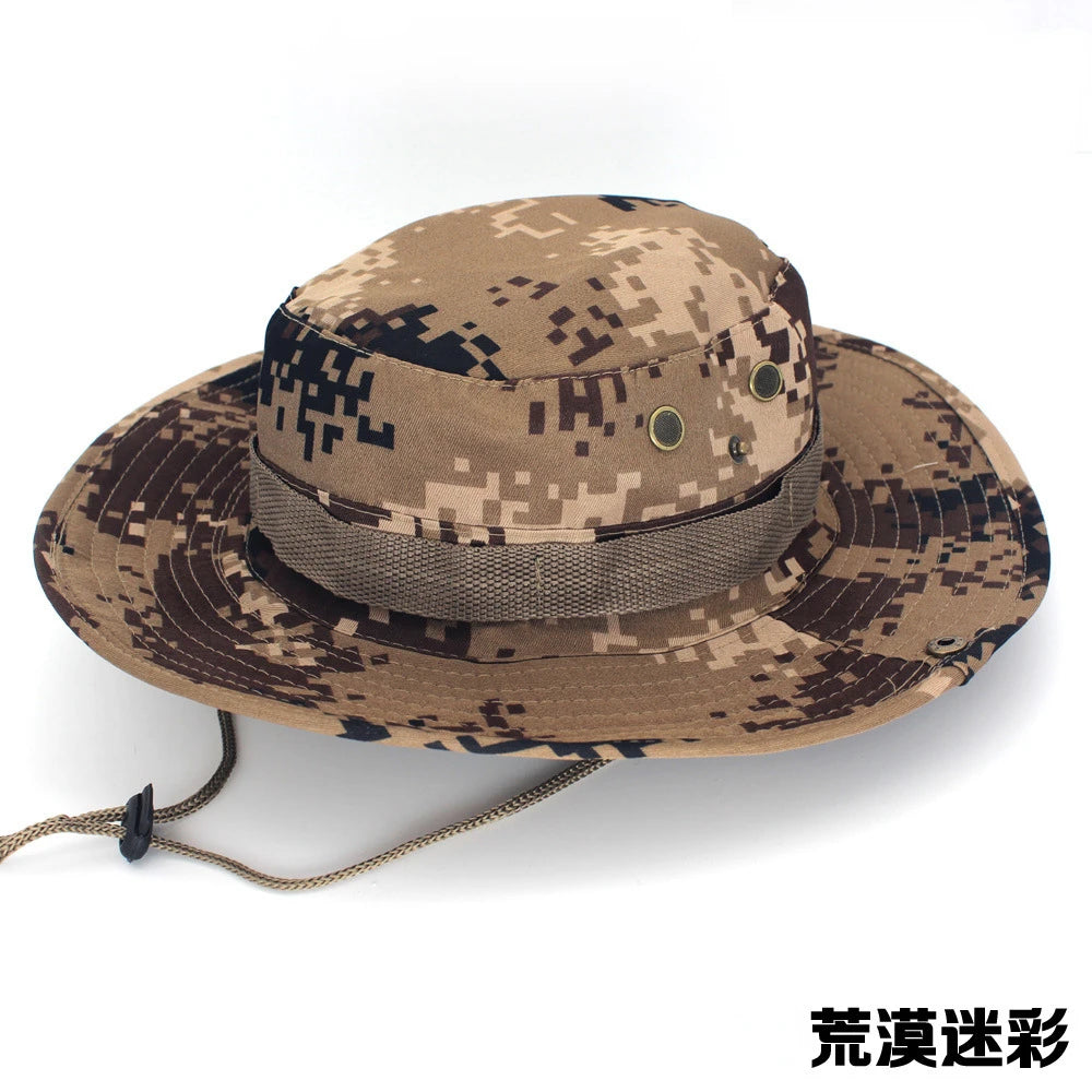 Linling Camouflage Tactical Boonie Hat for Outdoor Activities