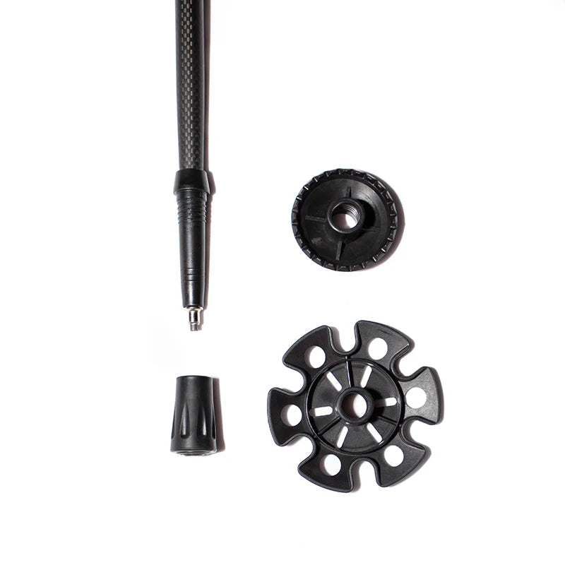 OKHEALING Ultralight Carbon Fiber Trekking Poles Folding