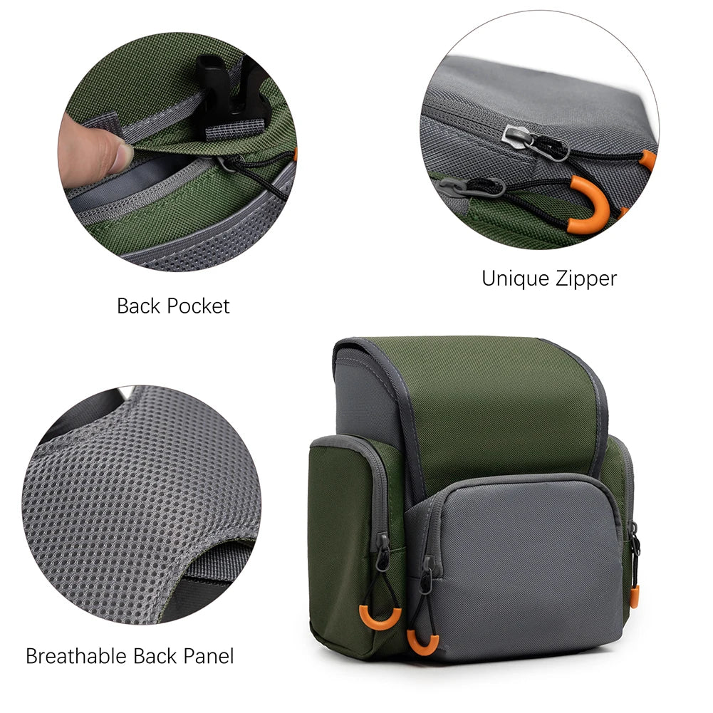 Shunmaii Binocular Harness Chest Pack With Rangefinder Pouch And Rain Cover