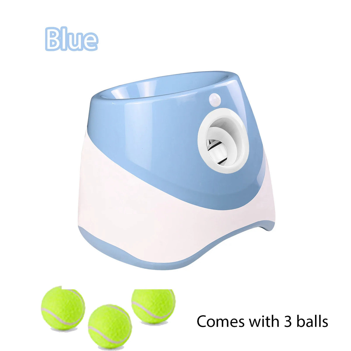 Automatic Adjustable Dog Tennis Ball Launcher With Three Balls