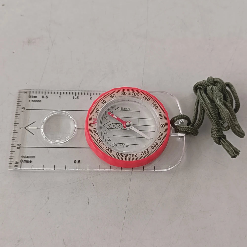 Luminous Expedition Compass High Accuracy Outdoor Survival For Hiking