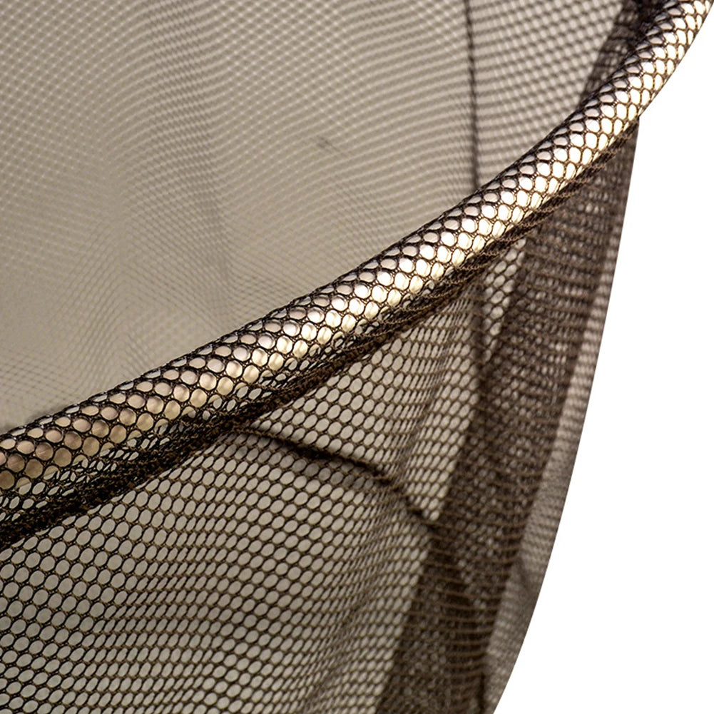 LAIMANEI Nylon Landing Net Aluminum Alloy Retractable Foldable Fishing