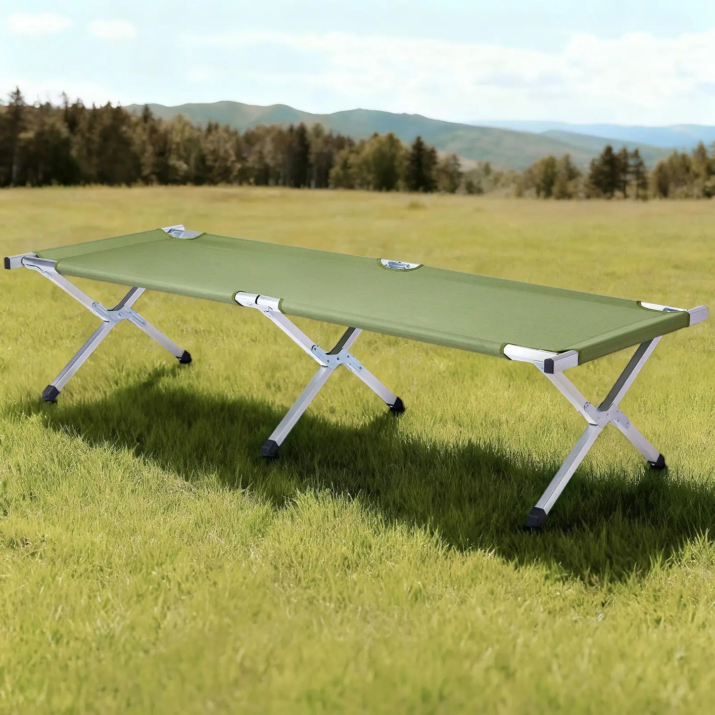 RHB03A Portable Folding Camping Cot With Carrying Bag