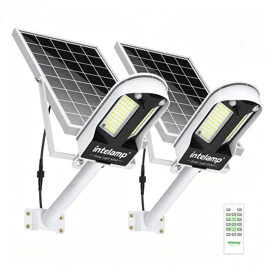 Intelamp Outdoor Solar LED Street Lights With Motion Sensor
