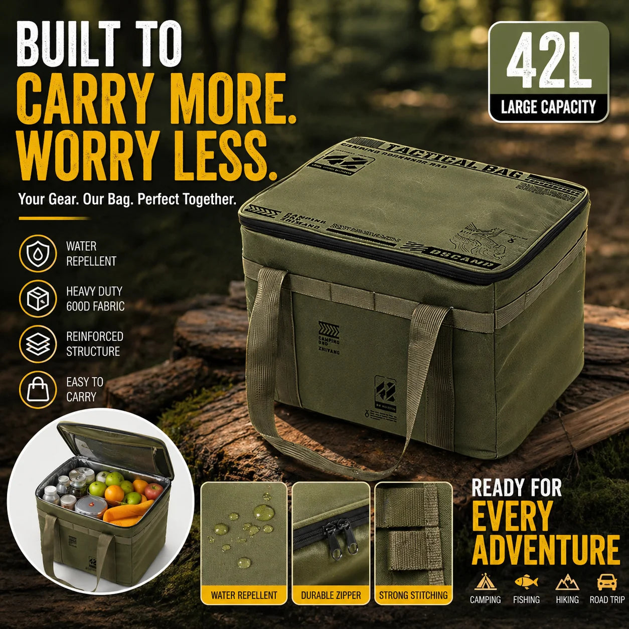 YCB1 Tactical Camping Storage Bag For Outdoor Gear