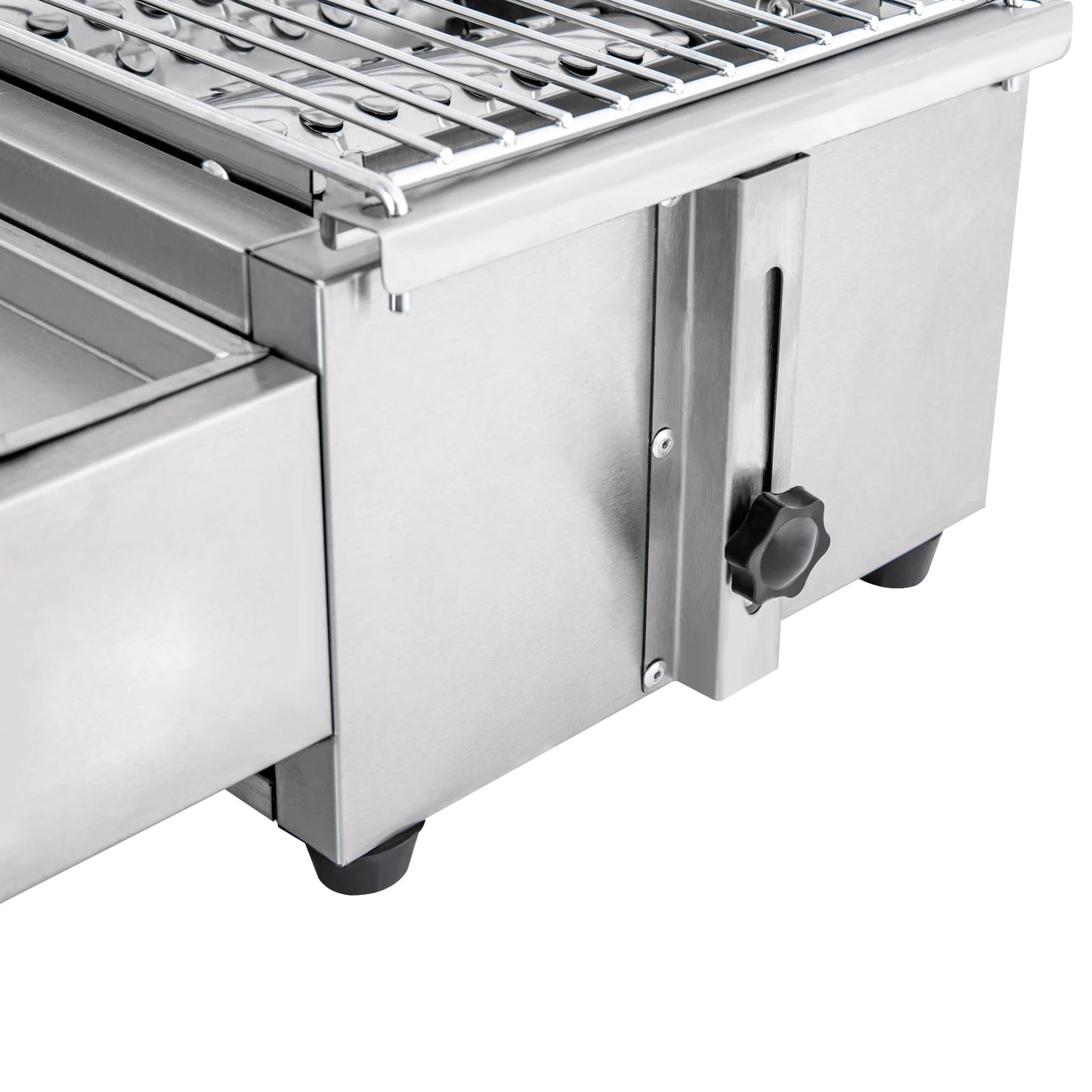 Stainless Steel 4-Burner Portable Tabletop Propane Gas Grill Smokeless