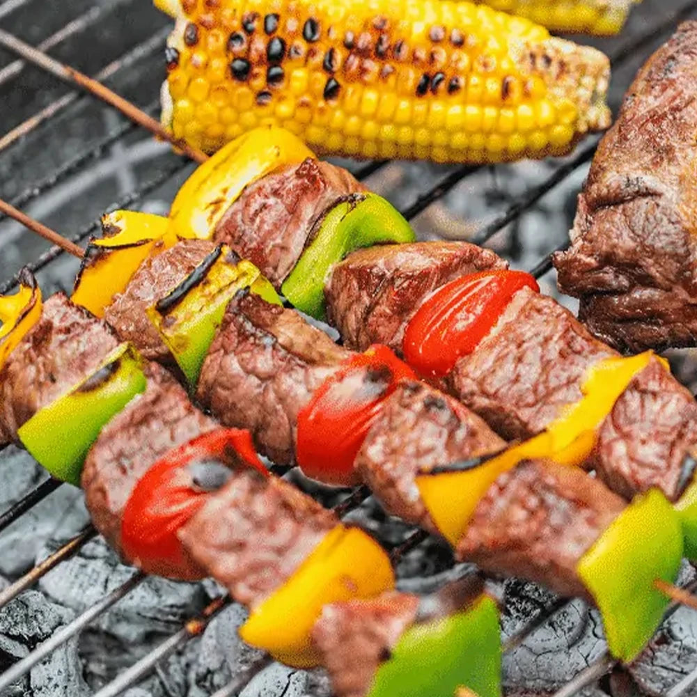 Atuotin Vertical Charcoal Smoker With Built In Thermometer Grill