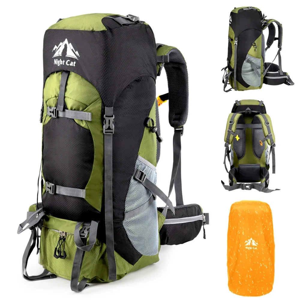 Night Cat Hiking Backpack Lightweight All Seasons Men Women