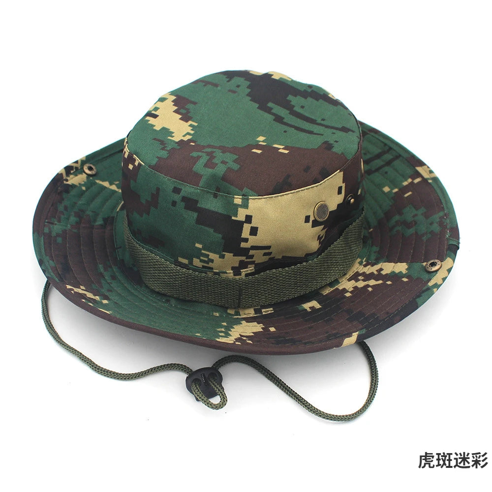 Linling Camouflage Tactical Boonie Hat For Outdoor Activities
