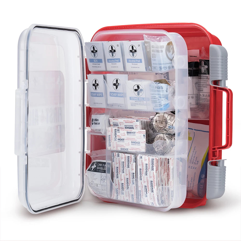 Rhino Rescue 350-Piece OSHA First Aid Kit For Home Office